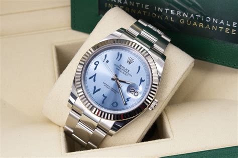 rolex datejust arabic